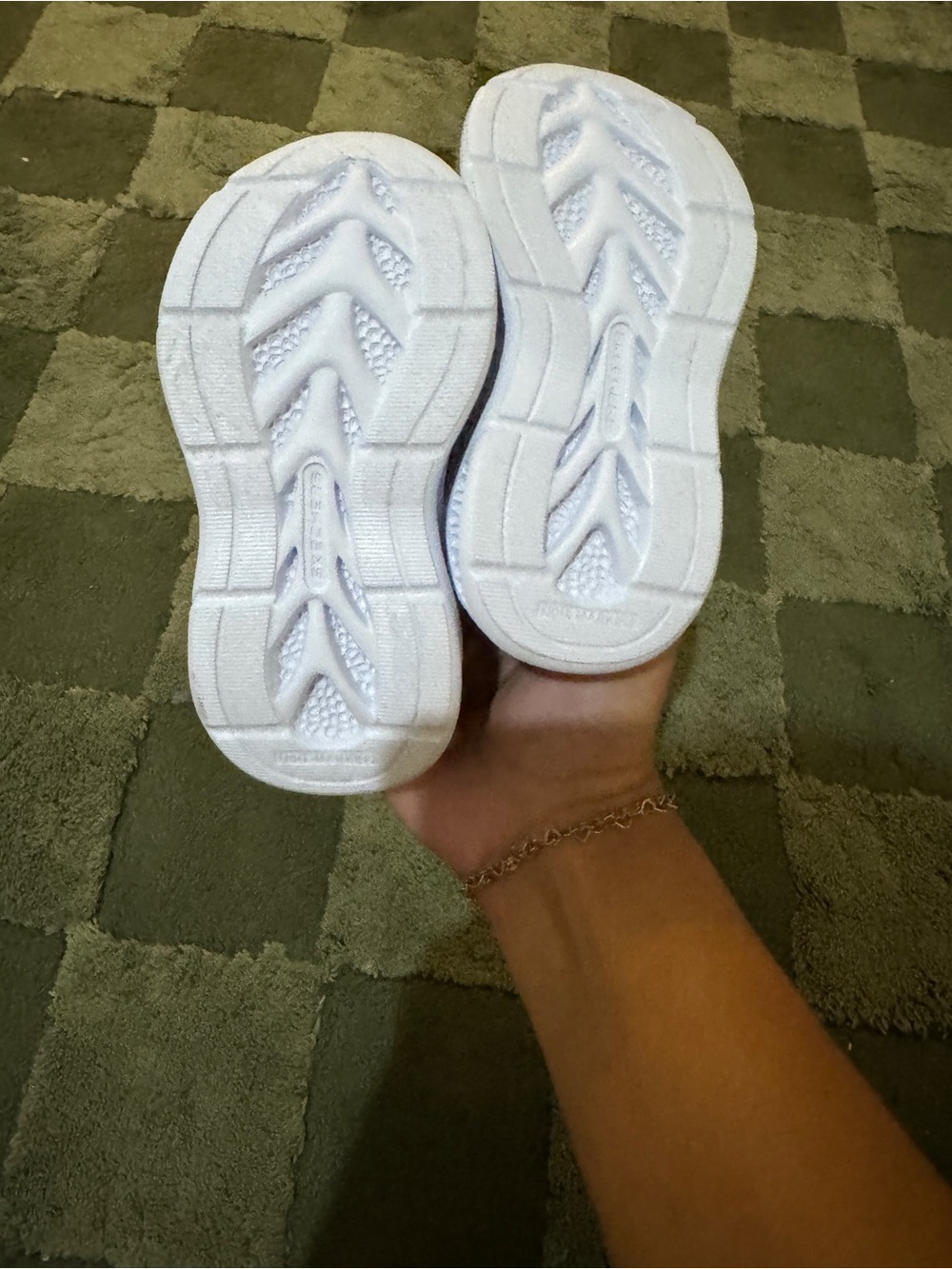 Skechers Kids' Neon Green and Black Sport Sneaker - Picture 6 of 7